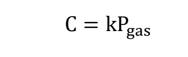 <p>how can henry’s law be written if there is <strong>more than one pressure and concentration</strong>?</p>