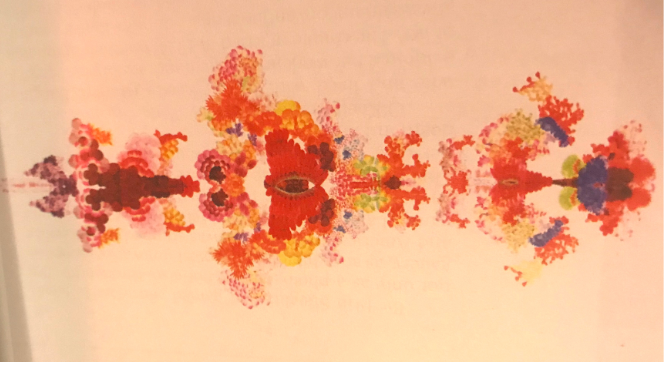 <p>Symmetrical balance</p><p>(Kojin/ Reflectwo/ 2007/ artificial flower petals, acrylic, string)</p>