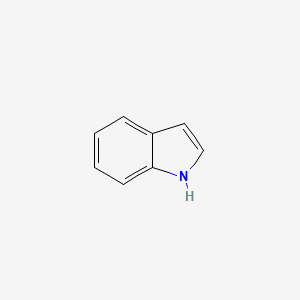<p>C8H7N</p>