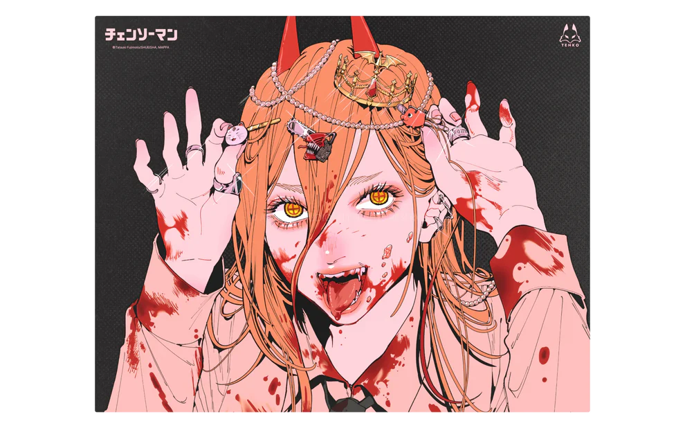 <p>CHAINSAW MAN COLLECTION - LUNAR SPEED Glass Pad</p>