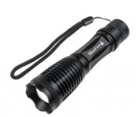 <p>A small portable lamp usually powered by batteries.</p>