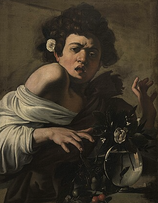 <p><span style="color: green;">Boy Bitten By Lizard - Caravaggio</span></p>