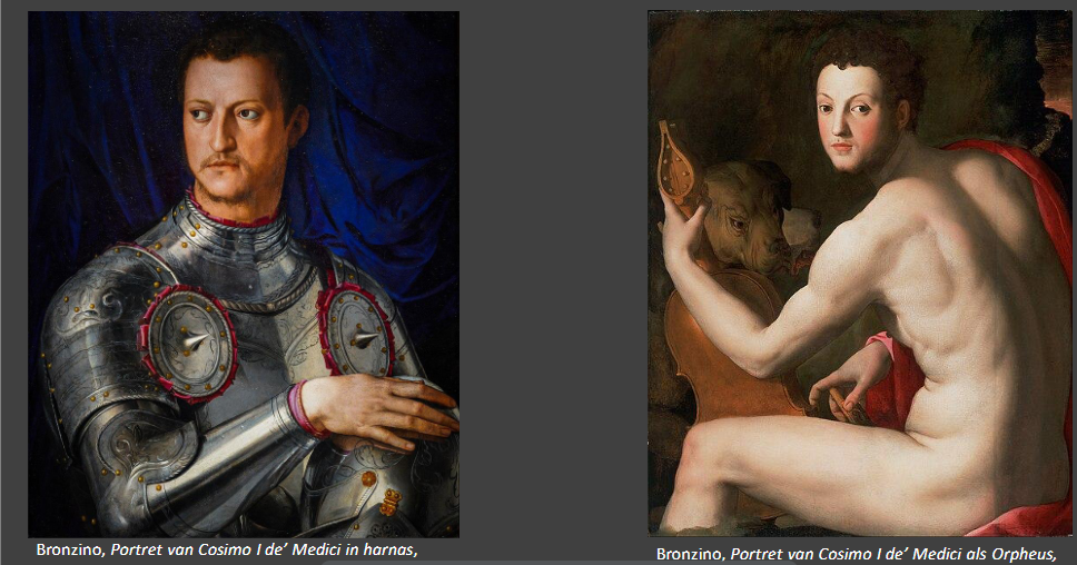 <p>hoe werden portretten gebruikt voor zelfrepresentatie in renaissance?</p><p></p>