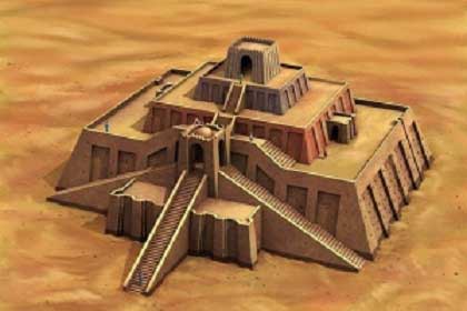 <p>massive step pyraminds. we see that human life is valued, and the rich. the rich were able to be spared from the floods at the top. </p>