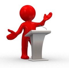 <p>Using language in a clear, fluent way (adj); speak distinctly or give clarity to an idea (verb)</p>