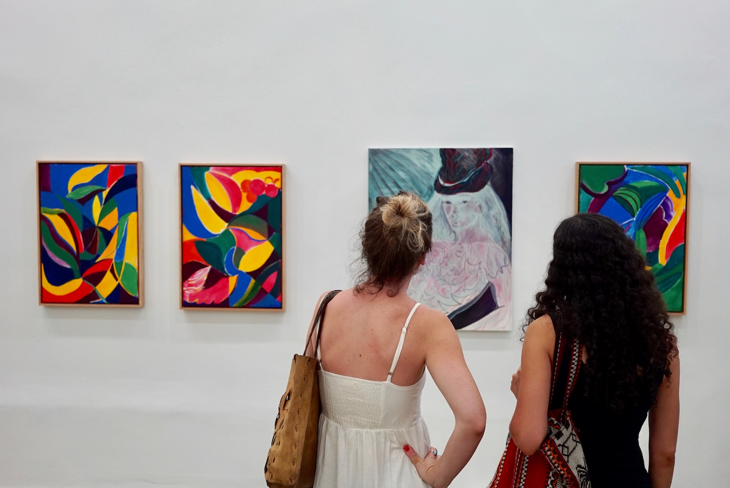 <p>Are you _____ in Ukrainian art? I visit every exhibition</p>