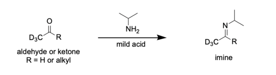 <p>5) 1° Amine + mild acid (H+)</p>