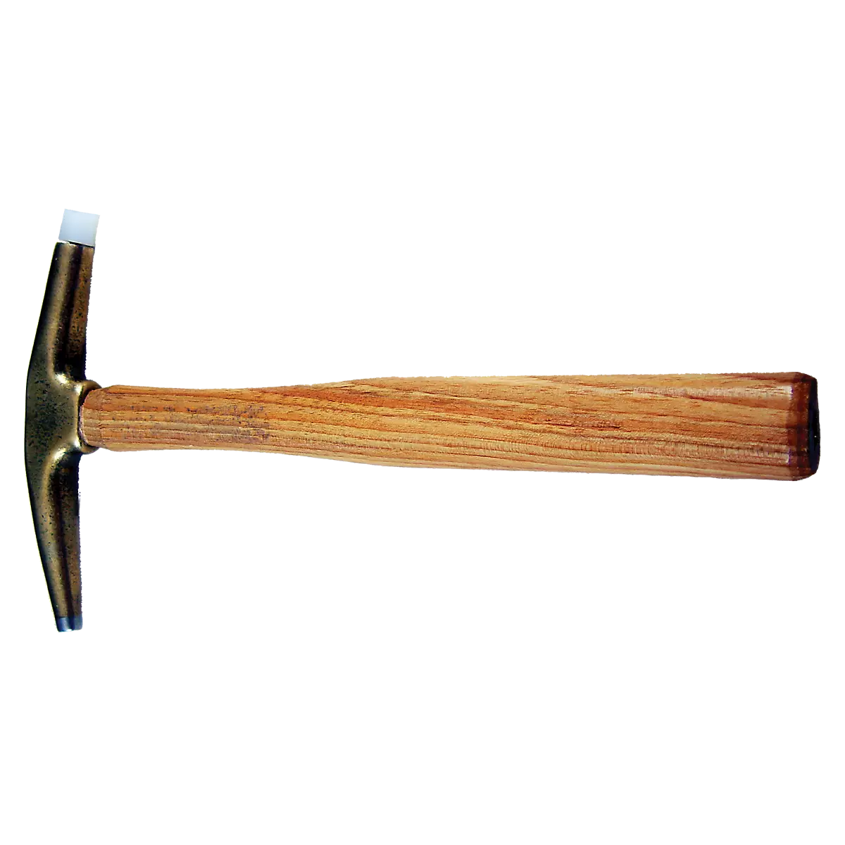 <p>Lightweight hammer with a small magnetic face used to hold and start short tacks or nails.</p>