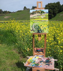 <p>nghệ thuật thị giác - nghệ thuật được cảm nhận bằng mắt (Example: Painting is a form of visual art. - Hội họa là một loại hình nghệ thuật thị giác.)</p>
