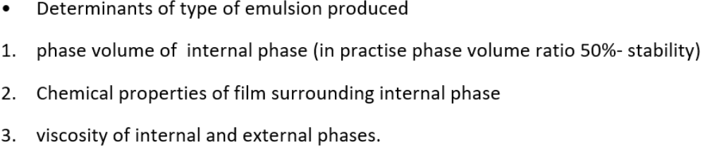 <p>the stability of its droplet phase </p><p></p>