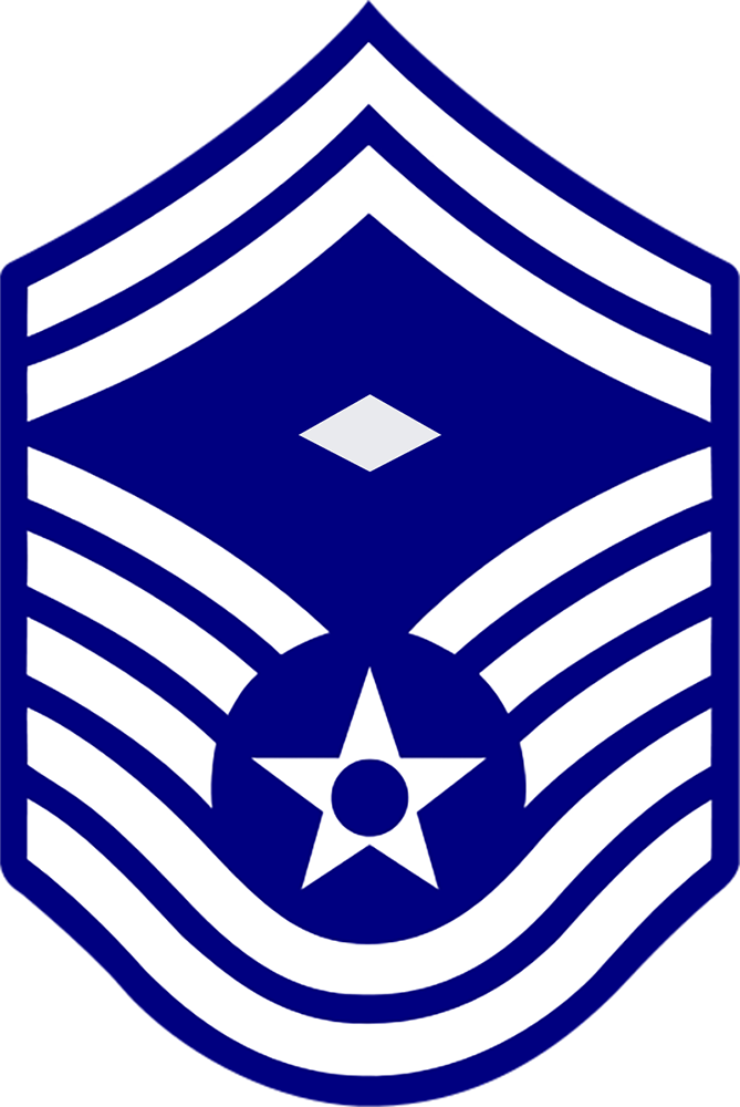 <p>What is the E8 regular air force noncommissioned officer’s title and acronym?</p>