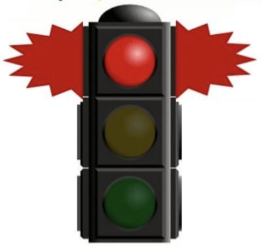 <p>Flashing Red Light</p>