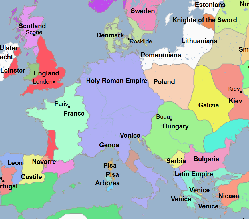 <ul><li><p>23rd Emperor of the Holy Roman Empire, 13th King of Germany, and sole ruler of the Welf Dynasty </p><ul><li><p>Upon his assumption to the throne, he fought over the throne with Philip of Swabia, the typical Hohenstaufen successor and civil war ensued</p></li><li><p>He was eventually recognized and crowned as emperor by Pope Innocent III after the murder of his rival Philip of Swabia</p></li></ul></li></ul><p></p>