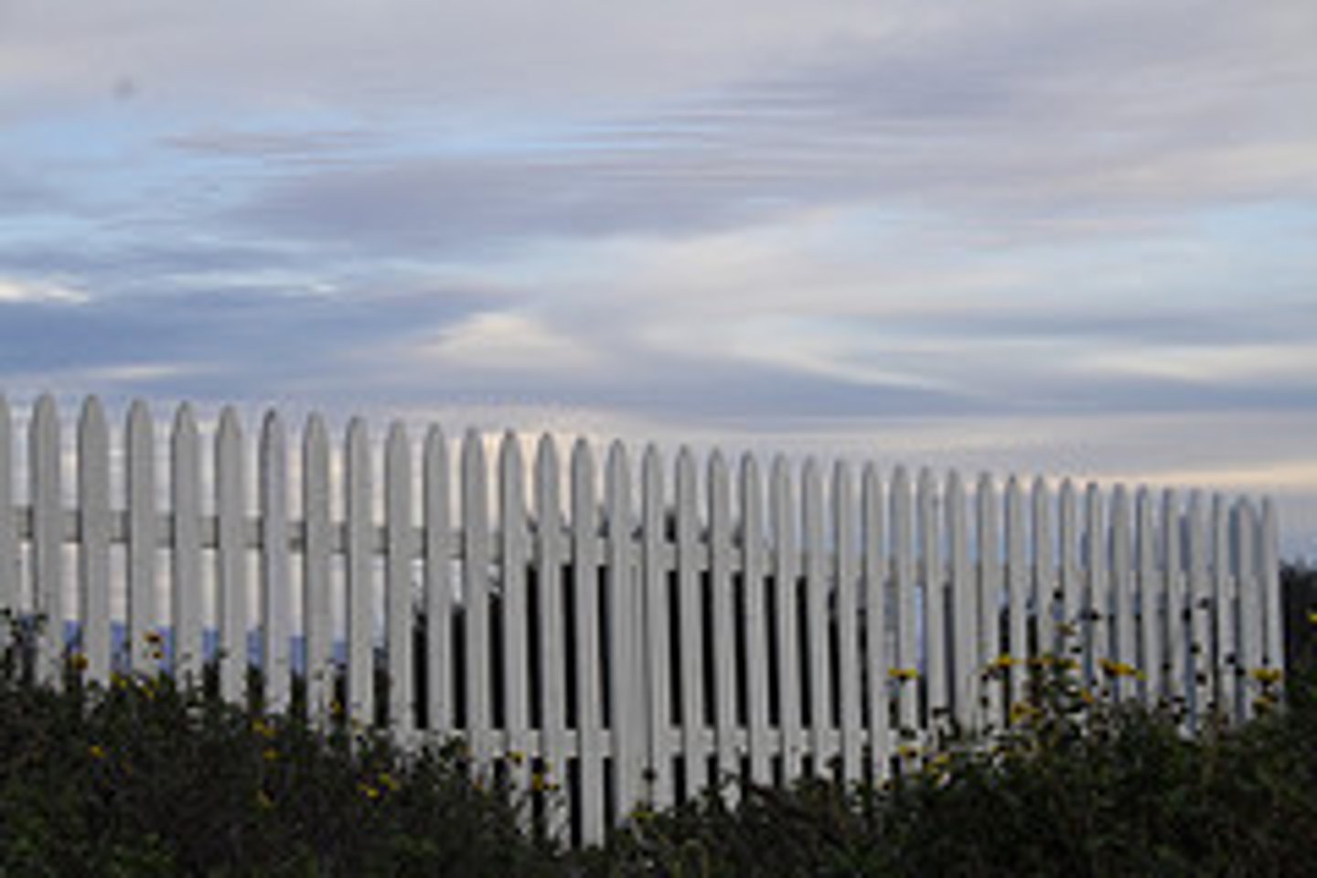 <p>to separate an area with a fence</p>