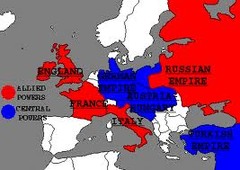 <p>Great Britain, France, Italy, Russia, and later the US. Included the Triple Entente of Great Britain, France, and Russia</p>