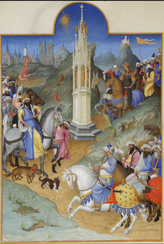 <p>Limbourg Brothers, Très Riches Heures de Jean de Berry, 1413-1416</p>