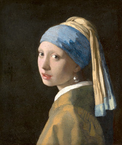 <p><span style="background-color: transparent;">Meisje Met de Parel, <strong>Girl with a Pearl Earring</strong>, <em>Vermeer</em>&nbsp; (Protestant Baroque)</span></p>