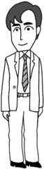 <p>おとこのひと man</p>
