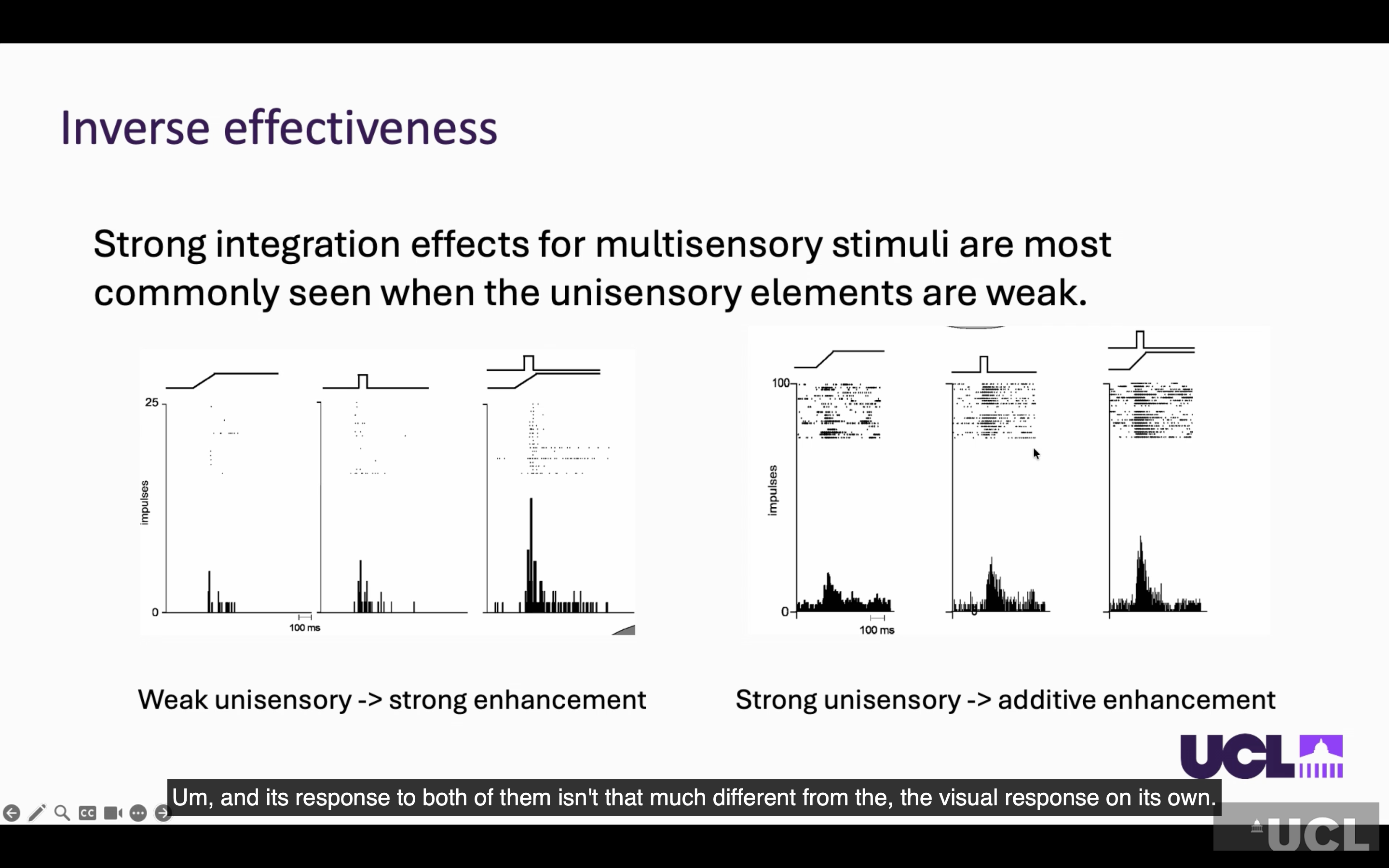 <p><span>What are the three main principles of multisensory integration, and why is combining senses useful?</span></p>