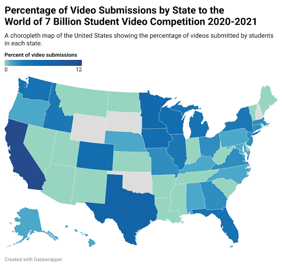 <p>Choropleth map - thematic map 1</p>