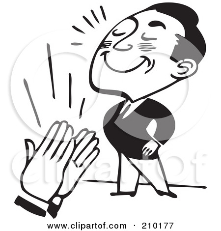 <p>praise enthusiastically and publicly.</p>
