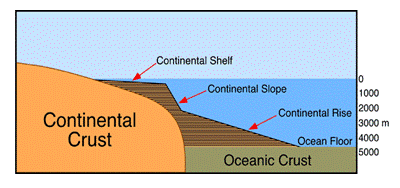 <p>Lack of nutrients derived from land or ocean sediment on the seabed</p>