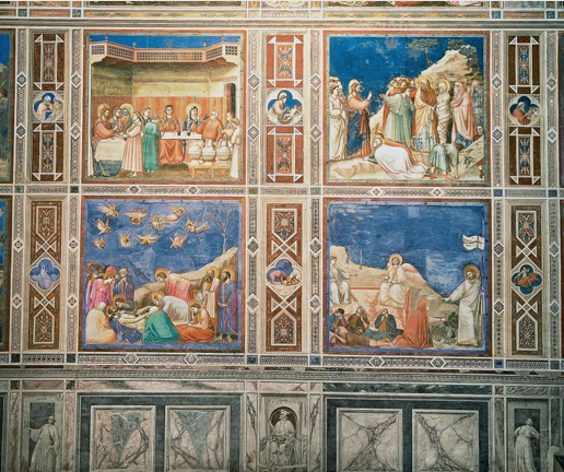 <p>Résurrection (Noli me tangere) </p><p>Giotto </p><p>1303-1306</p><p> Padoue, chapelle Scrovegni</p>