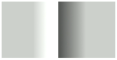 <p>Cornsweet Illusion: What causes the left side to appear so much brighter than the right?</p>
