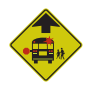 <p>School Bus Stop Ahead:</p>