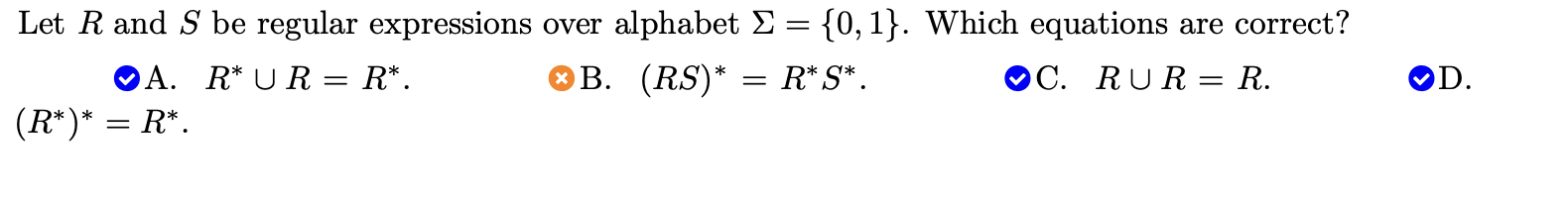 <p>A,C and D</p>