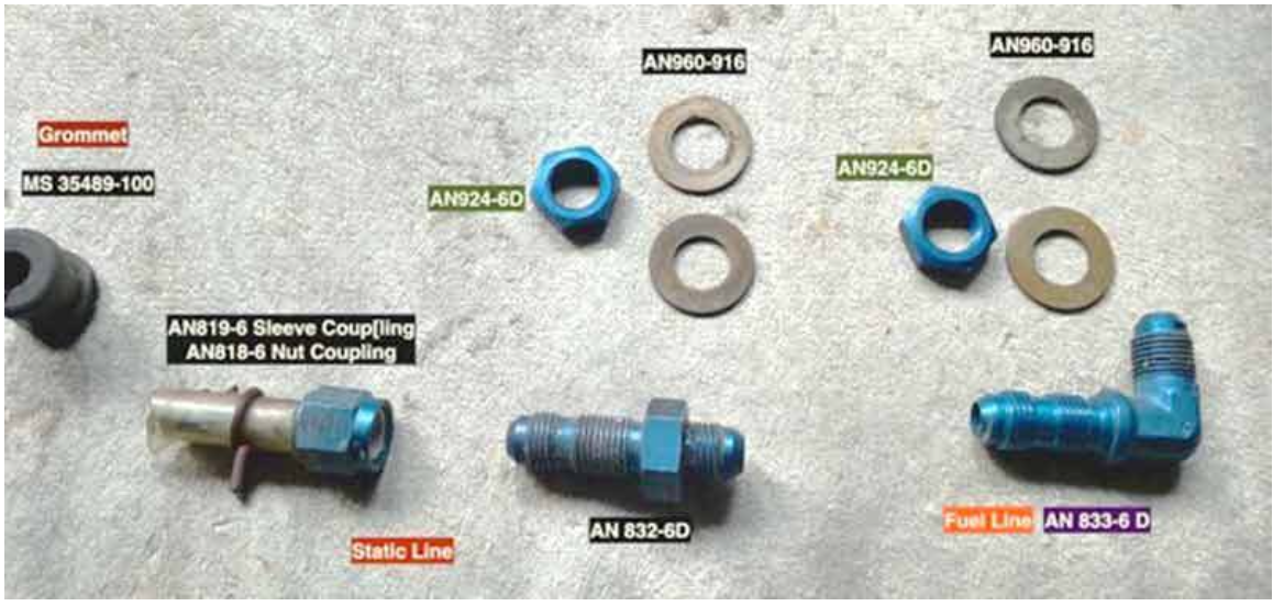 <p>Static line, fuel line </p>