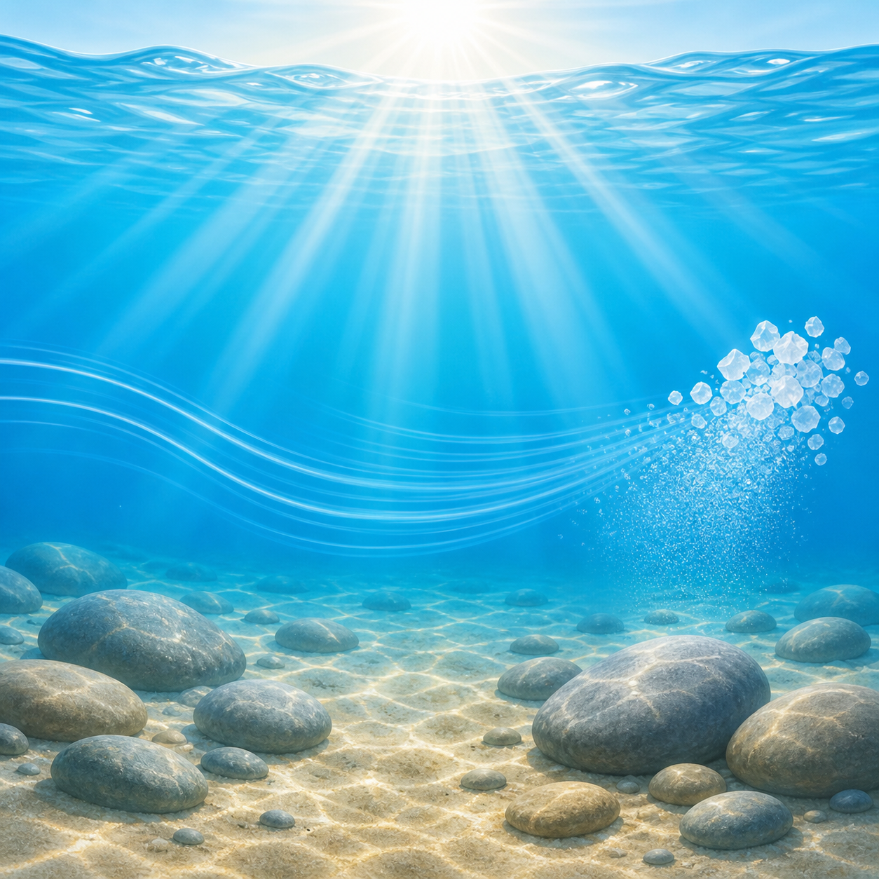 <p>Nonliving things like light and salt that affect which organisms survive in water.</p>