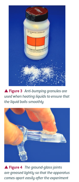 <p>enables a liquid to be constantly boiled whilst the reaction takes place, preventing volatile components from escaping and the flask from boiling dry</p>