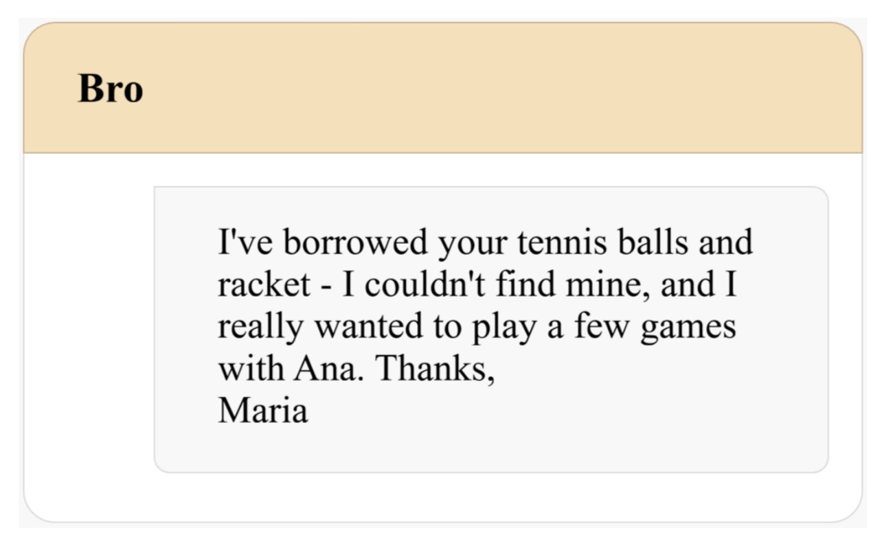 <p><span style="background-color: transparent; font-family: "Times New Roman", serif;">Why did Maria write this message to her brother?</span></p>