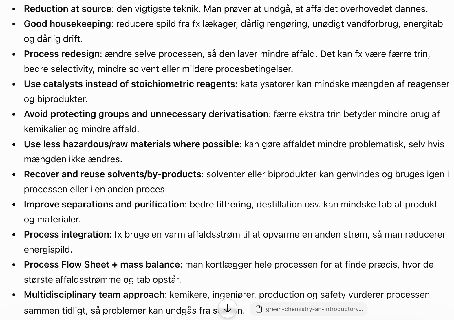 <p>Så mange af de 12 principper. Deroudcer ved produktion er et team af folk med forskellige komeptencer også en god ting</p>