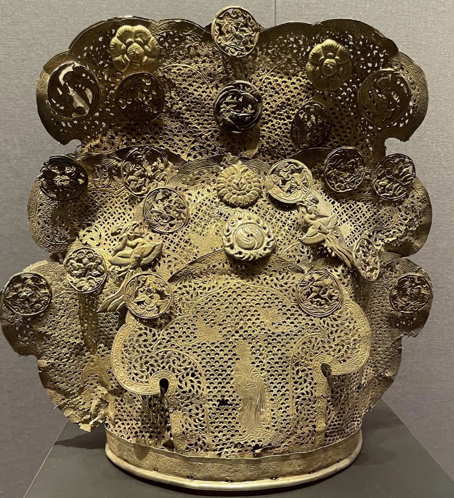 <p>Gilded Silver Crown of Princess of Chen’s Husband</p>
