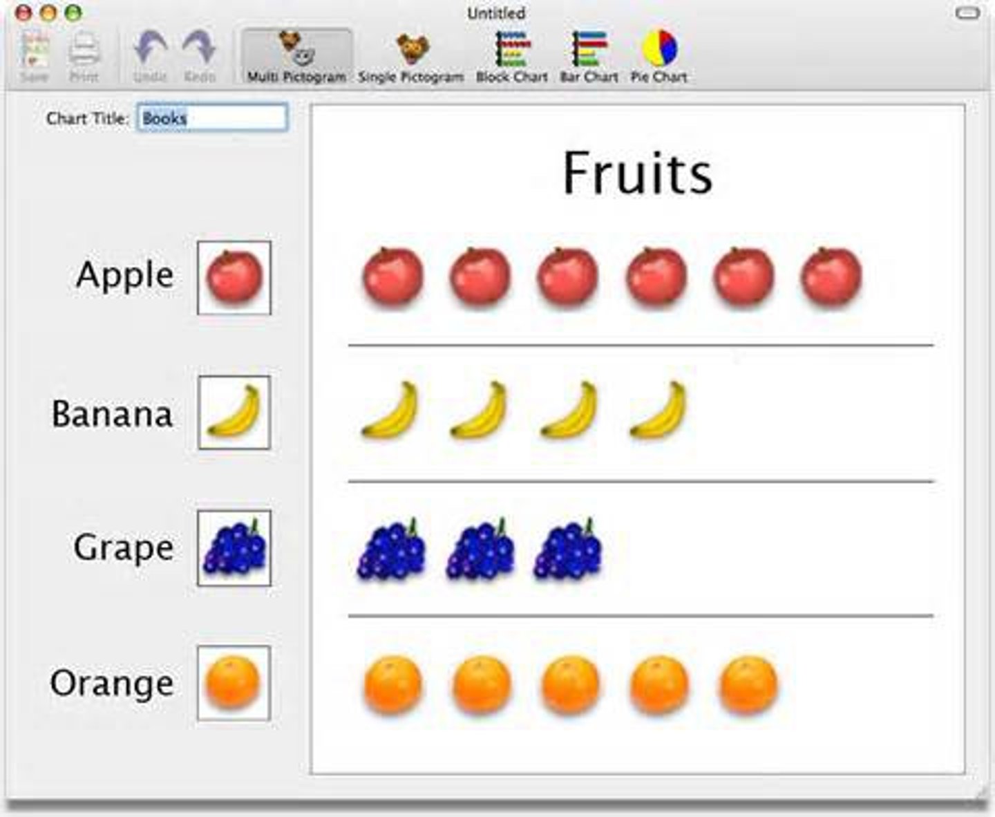 <p>Simplified definition: It is a type of chart that uses meaningful images or little drawings instead of normal colored bars to show amounts.</p><p>For example, instead of a plain blue bar showing how many apples were sold, a pictogram might stack up drawings of actual apples.</p>