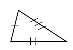 <p>a triangle with no congruent sides</p>