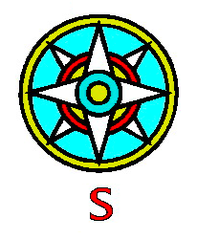 <p>nán biān </p><p>south side</p>
