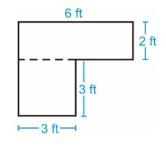 <p>Find the area of the shape</p>