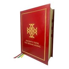 <p>medium-size book which contains only the prayers said by the priest at the chair</p>