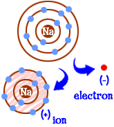 <p>Atoms with a positive or negative charge</p>