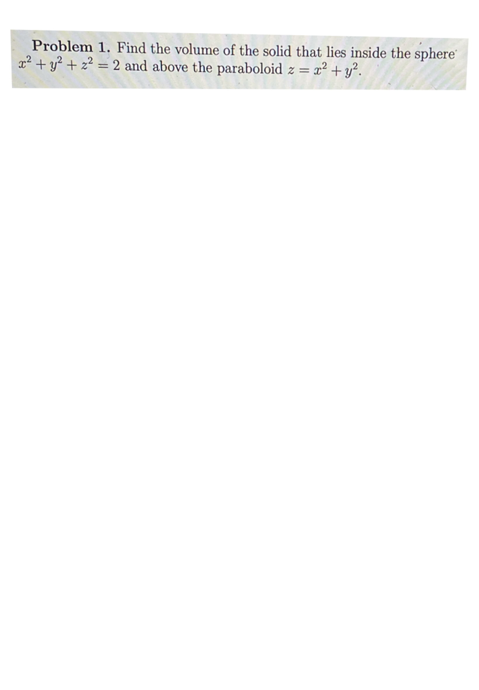 <p>Cylindrical Coordinates</p>