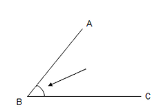 <p>An angle created by two adjacent sides</p>