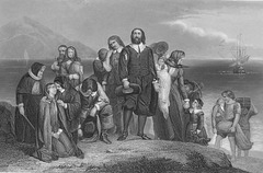 <p>Phrase coined by John Winthrop to describe how their colony should serve as a model of excellence for future generations.</p>