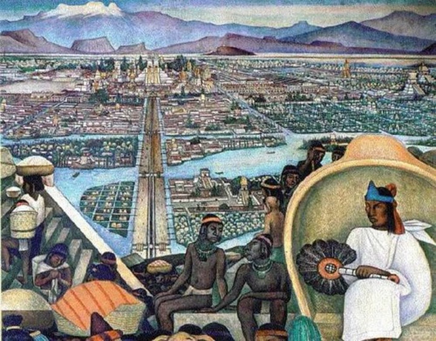 <p>capital of the Aztec empire (modern day Mexico) and one of the world's largest cities</p>