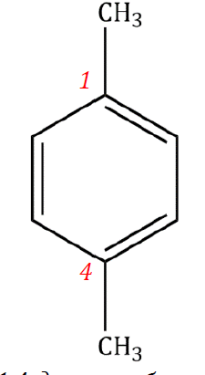<p>C8H10 - 1,4-диметилбензол</p>