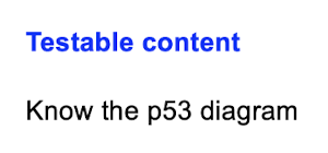 <p>Examinable Content</p>
