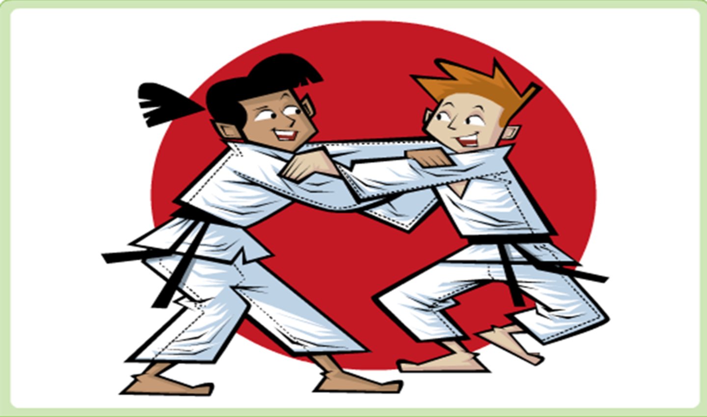 <p>tập judo</p>