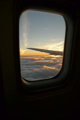 <p>(airplane) window</p>